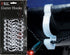 WHITE GIANT GUTTER HOOKS 16 PACK. FF-05-16CLR